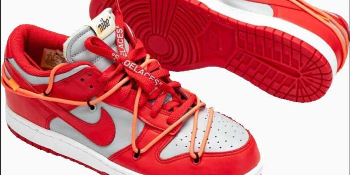 The Nike Dunk Low Off White University Red