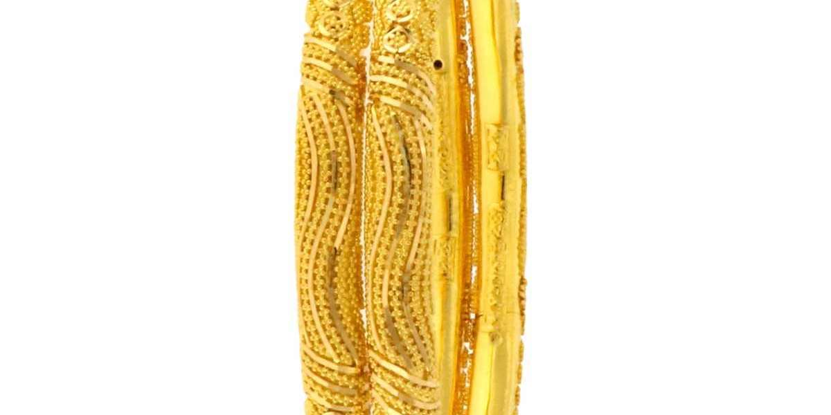 Unlocking Elegance: The Allure of Real Gold Bangles